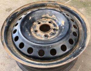2012-14 FOCUS 16x6.5 BLACK STEEL WHEEL (560-03876)