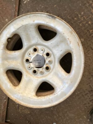 2000 WRANGLER 15X7 SILVER STEEL WHEEL (560-09012A)